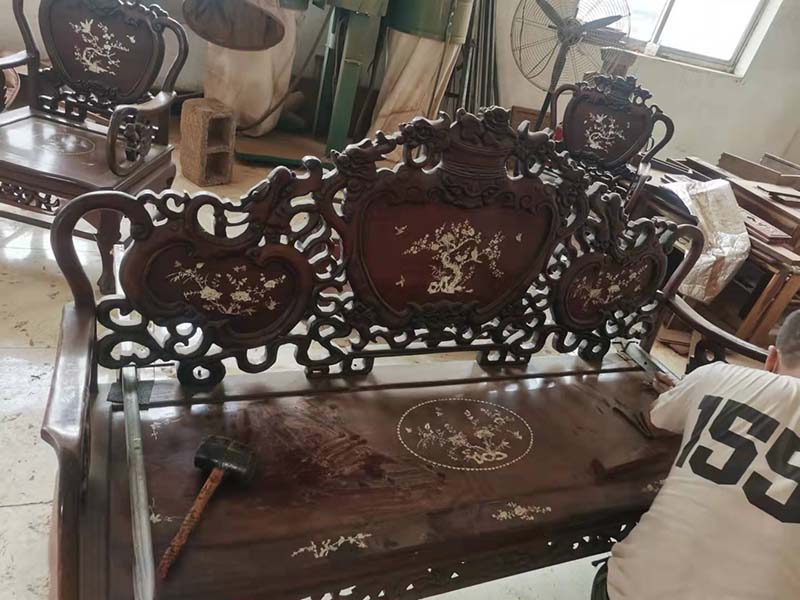 天津旧红木家具保养