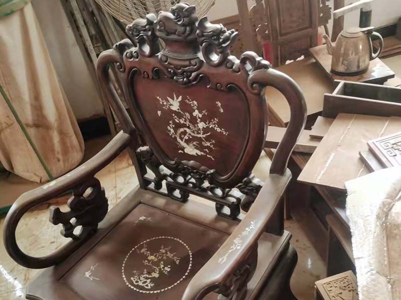 天津旧红木家具维修